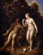 Adriaen van der werff Adam and Eve. Sweden oil painting artist